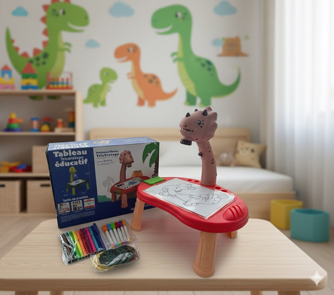 Tableau éducatif Tricératops
