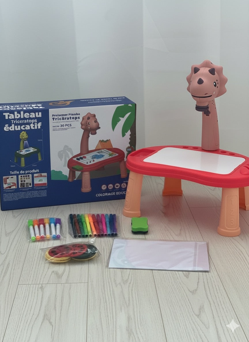 Tableau éducatif Tricératops
