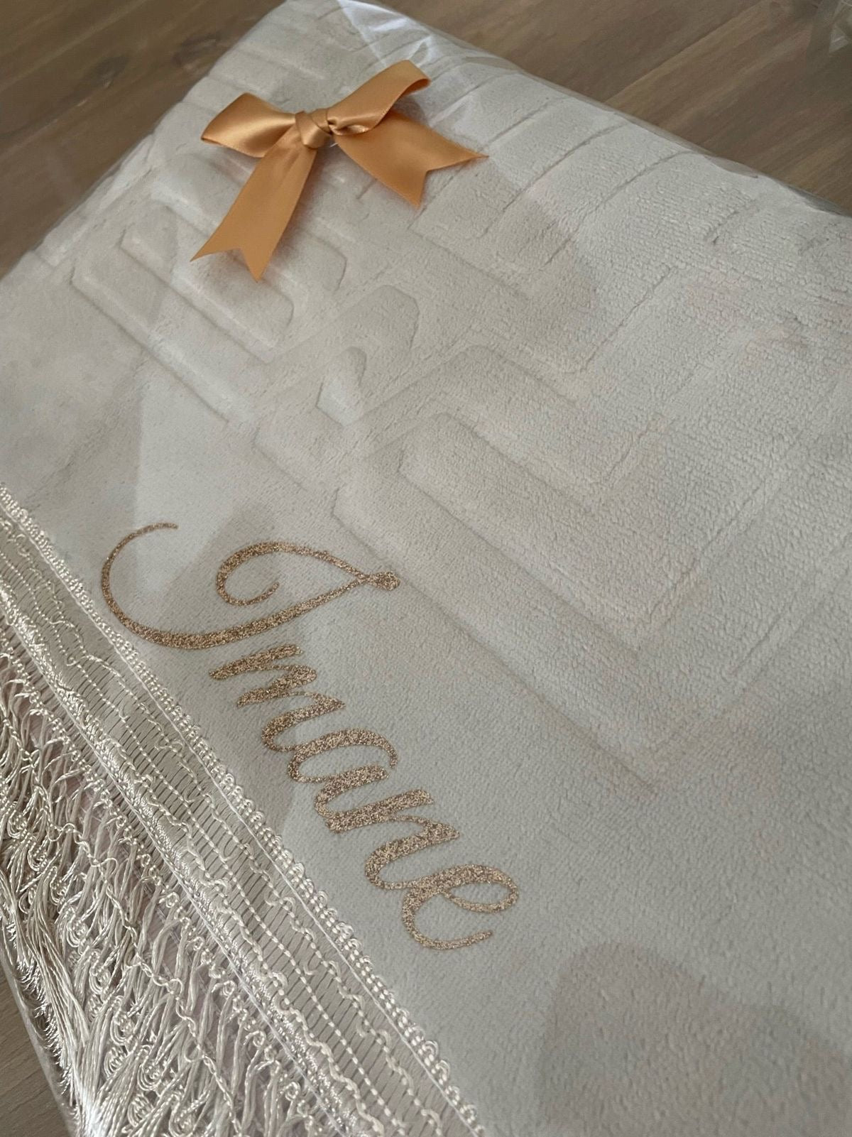 Tapis de prière personnalisé sur commande