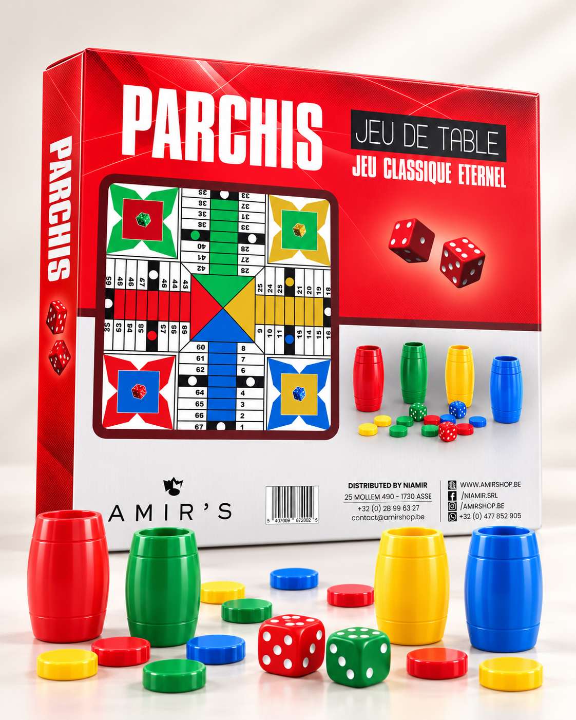 Parchis - packshot studio